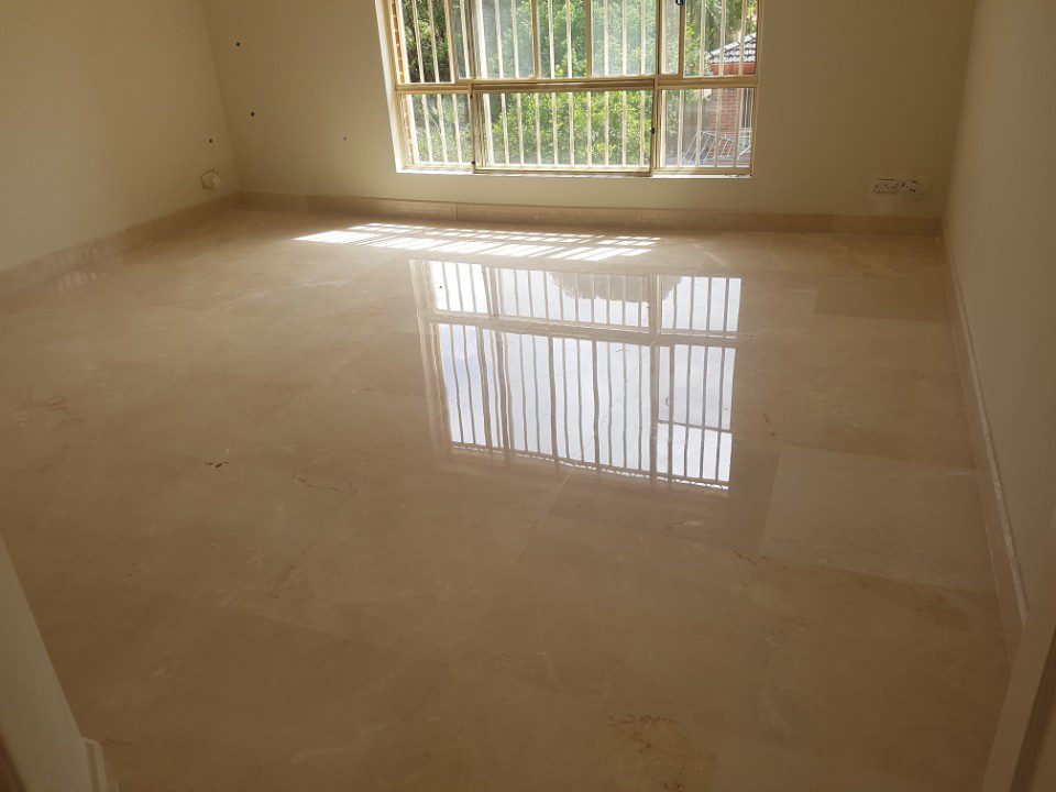 domestic floor tiling