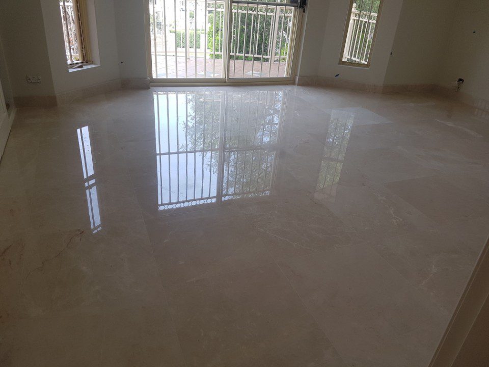 floor tiling process